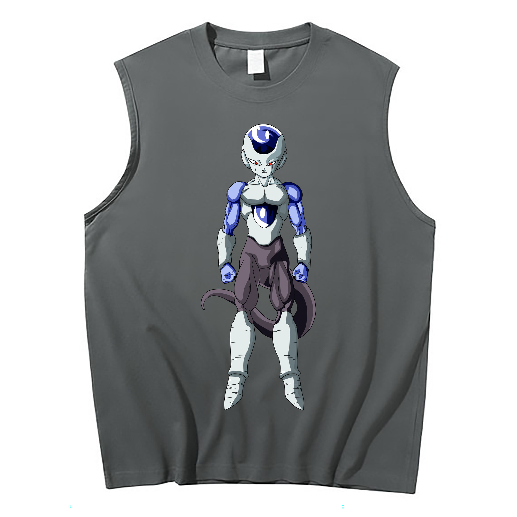 （画像用） ドラゴンボール フリーザ DRAGON BALL Frieza コットン100％タンクトップ（フロントプリント）